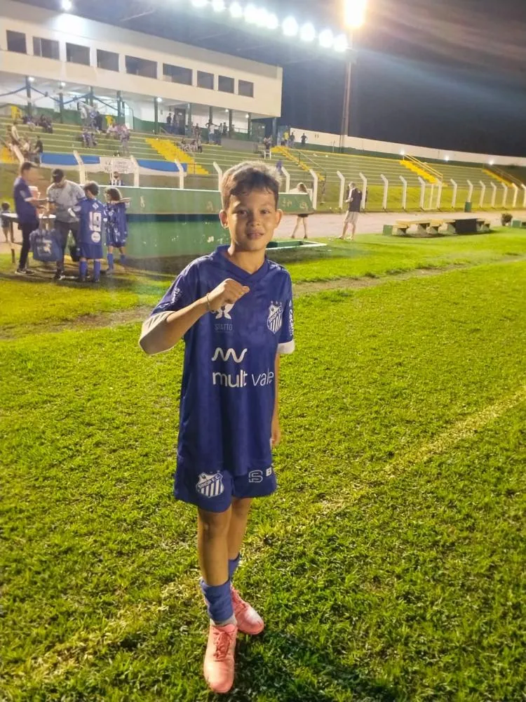Atleta de Boa Esperança do Norte estreia com vitória pelo Sinop na Copa Mato-Grossense Sub-11